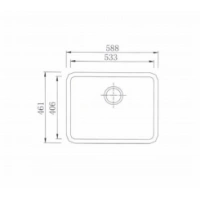 Stainless Steel Lab Sink 488h-561w Stainless Steel Lab Sink 488h-561w